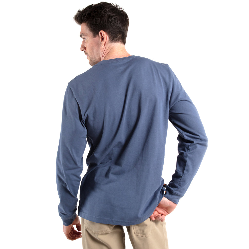 Timberland Men's Vintage Indigo PRO Base Plate Long-Sleeve T-Shirt