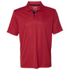 adidas Golf Men's Bold Red Gradient 3-Stripes Sport Shirt