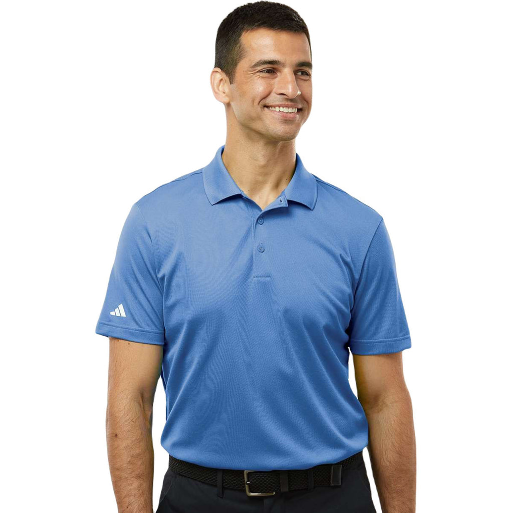 Adidas Men's Blue Fusion Basic Sport Polo