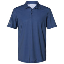 adidas Men's Navy Blue/White/Grey Three Diamond Dot Print Sport Shirt