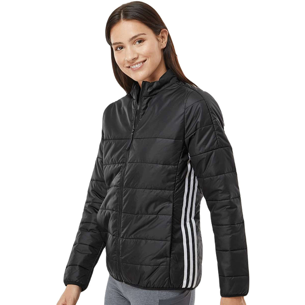 Adidas Women's Black Puffer Jacket