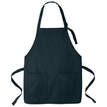Port Authority Navy Medium-Length Two-Pocket Bib Apron