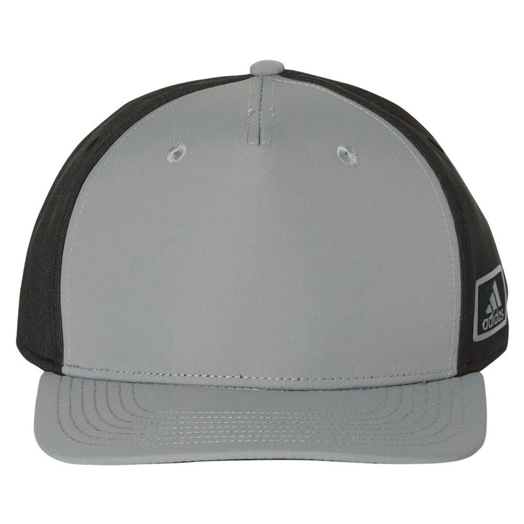 adidas Grey/Black Block Patch Cap