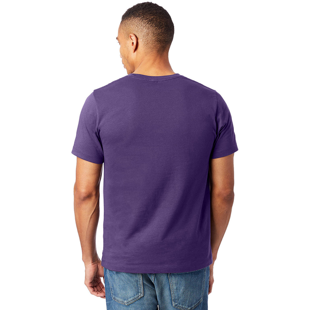 Alternative Apparel Unisex Deep Violet Go-To T-Shirt