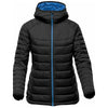 Stormtech Women's Black/Azure Blue Stavanger Thermal Jacket