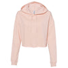 Independent Trading Co. Women's Blush Lightweight Cropped Hooded Sweatshirt