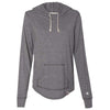 Champion Women's Charcoal Heather Originals Triblend Hooded Pullover