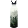 Simple Modern Mystical Forest Ascent Water Bottle with Straw Lid - 20oz