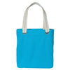 Port Authority Turquoise/ Shock Lime Allie Tote