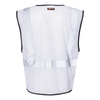 ML Kishigo Men's White Enhanced Visibility Non-ANSI Vest