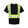 ML Kishigo Men's Black/Lime Enhanced Visibility Pocket T-Shirt