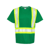 ML Kishigo Men's Green/Lime Enhanced Visibility Pocket T-Shirt