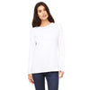 Bella + Canvas Women's White Jersey Long-Sleeve T-Shirt