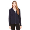 Bella + Canvas Women's Midnight Stretch French Terry Lounge Jacket