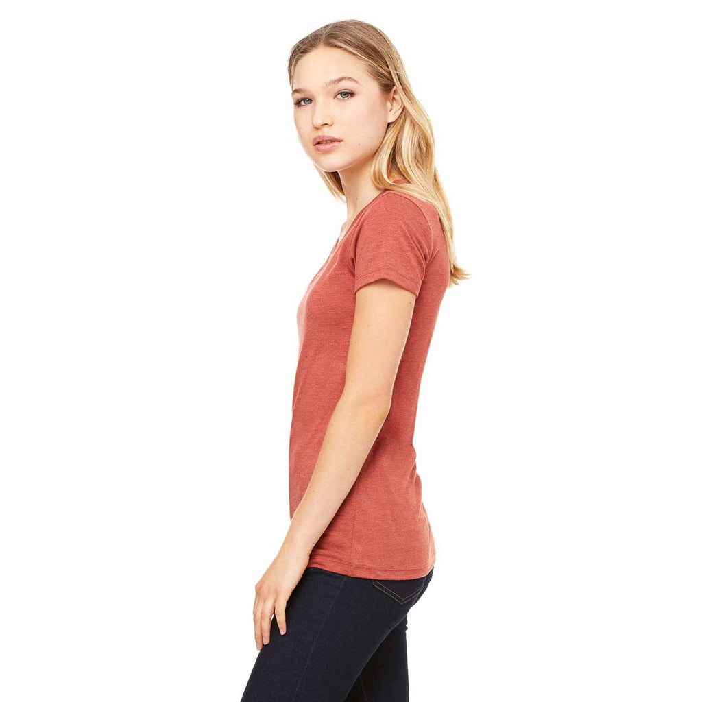 Bella + Canvas Women's Clay Triblend Short-Sleeve T-Shirt