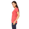 Bella + Canvas Women's Red Triblend Short-Sleeve T-Shirt