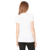 Bella + Canvas Women's Solid White Triblend Short-Sleeve T-Shirt