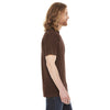 American Apparel Unisex Brown Poly-Cotton Short Sleeve Crewneck T-Shirt