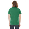 American Apparel Unisex Heather Vintage Green Poly-Cotton Short Sleeve Crewneck T-Shirt