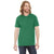 American Apparel Unisex Heather Vintage Green Poly-Cotton Short Sleeve Crewneck T-Shirt