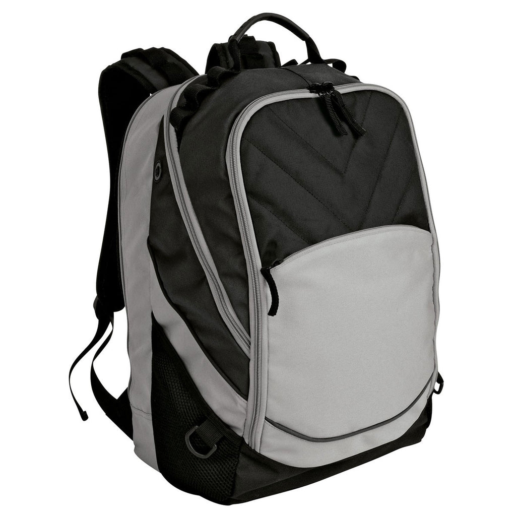 Port Authority Black/Grey Xcape Computer Backpack