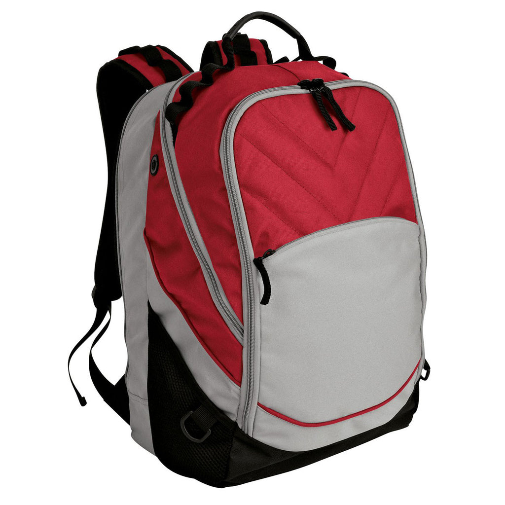 Port Authority Red/Grey/Black Xcape Computer Backpack