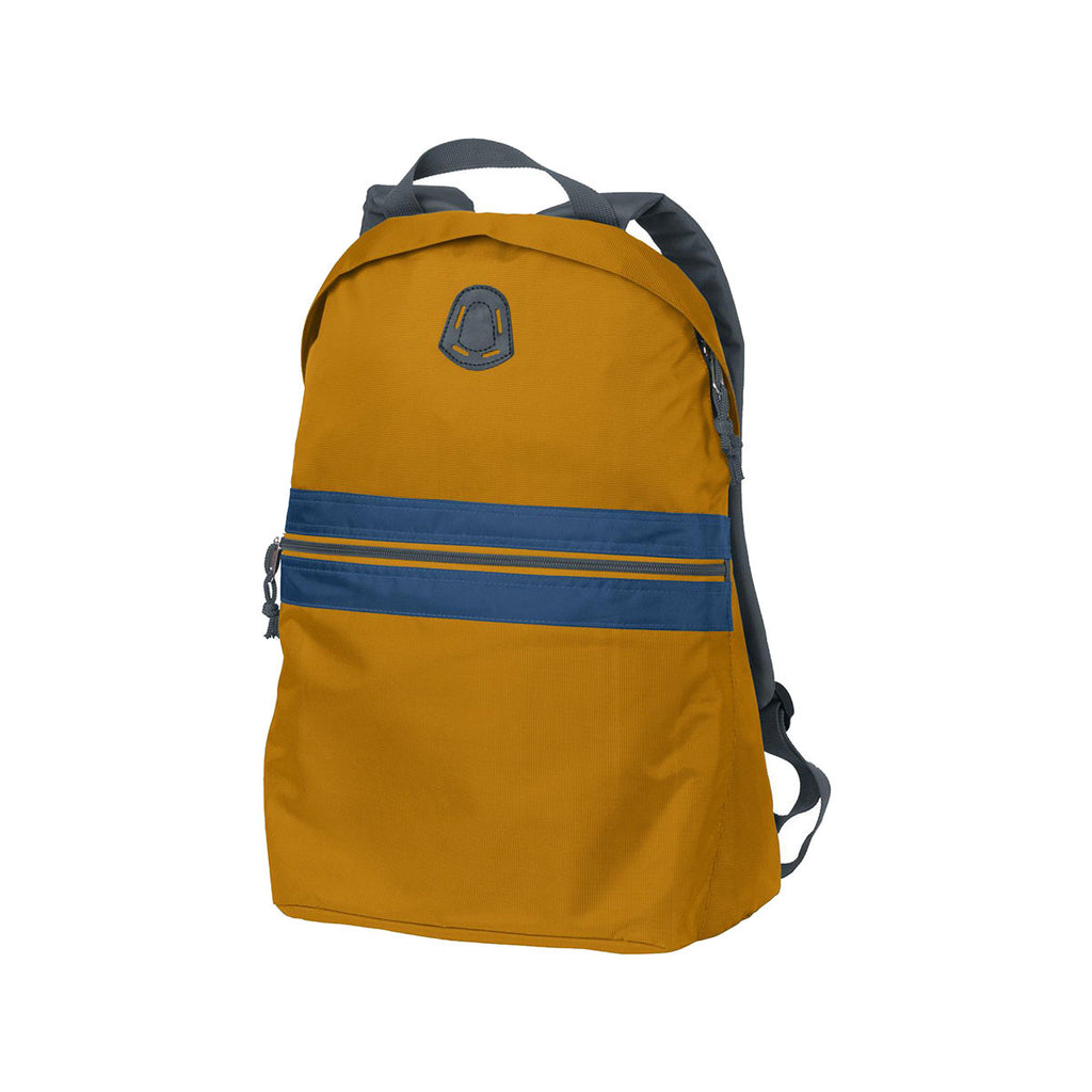 Port Authority Saffron/Cambridge Blue Nailhead Backpack