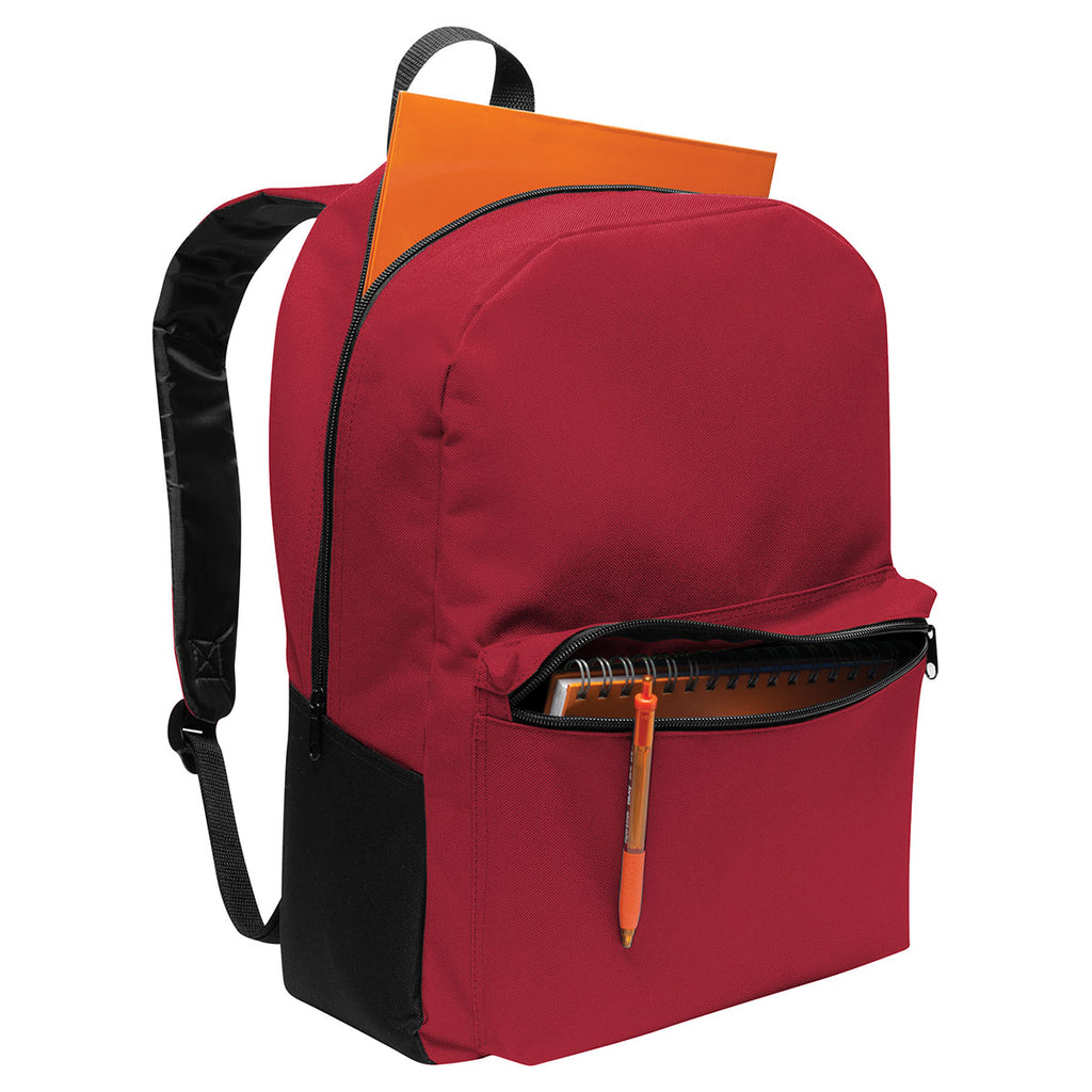 Port Authority Red Value Backpack