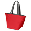 Port Authority True Red/Magnet Carry All Zip Tote