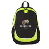 The Bag Factory Black/Lime Green The Go To Backpack
