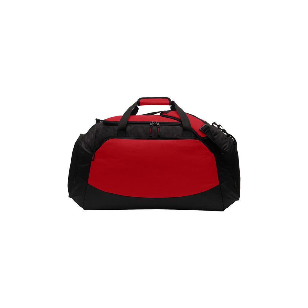 Port Authority True Red/Black Large Active Duffel