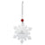 BIC Silver Snowflake Ornament