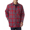 Backpacker Men's Blue Stuart Flannel Shirt Jacket with Quilted Lining