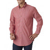 Backpacker Men's Red Yarn Dyed Chambray Shirt