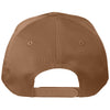 Big Accessories Heritage Brown Structured Twill 6-Panel Snapback Cap