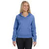 Comfort Colors Women's Flo Blue 9.5 oz. Hooded Sweatshirt