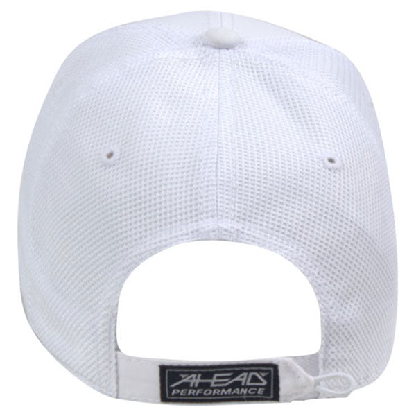 AHEAD White Performance Mesh Back Cap