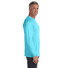 Comfort Colors Men's Lagoon Blue 6.1 Oz. Long-Sleeve Pocket T-Shirt