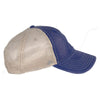 AHEAD University Tour Blue/Tan Tea Stained Mesh Back Cap