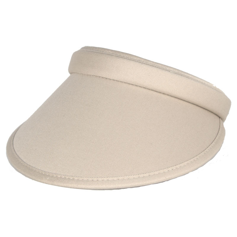 Kate Lord Bone Clip-On-Solid Visor