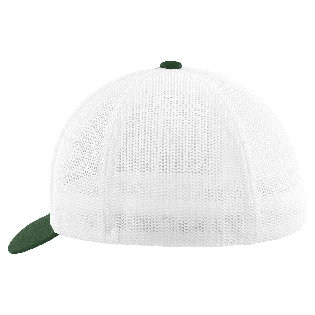 Port Authority Forest Green/White Mesh Back Cap