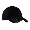 Port Authority Black/Charcoal Racing Cap with Flames