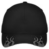 Port Authority Black/Charcoal Racing Cap with Flames