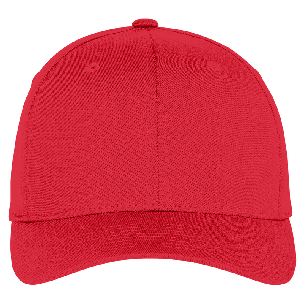 Port Authority Red Flexfit Cap