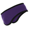 Port Authority Purple Two-Color Fleece Headband