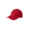 Port Authority Red/Black Two-Color Mesh Back Cap