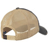 Port Authority Realtree Xtra Black/Tan Unstructured Camouflage Mesh Back Cap