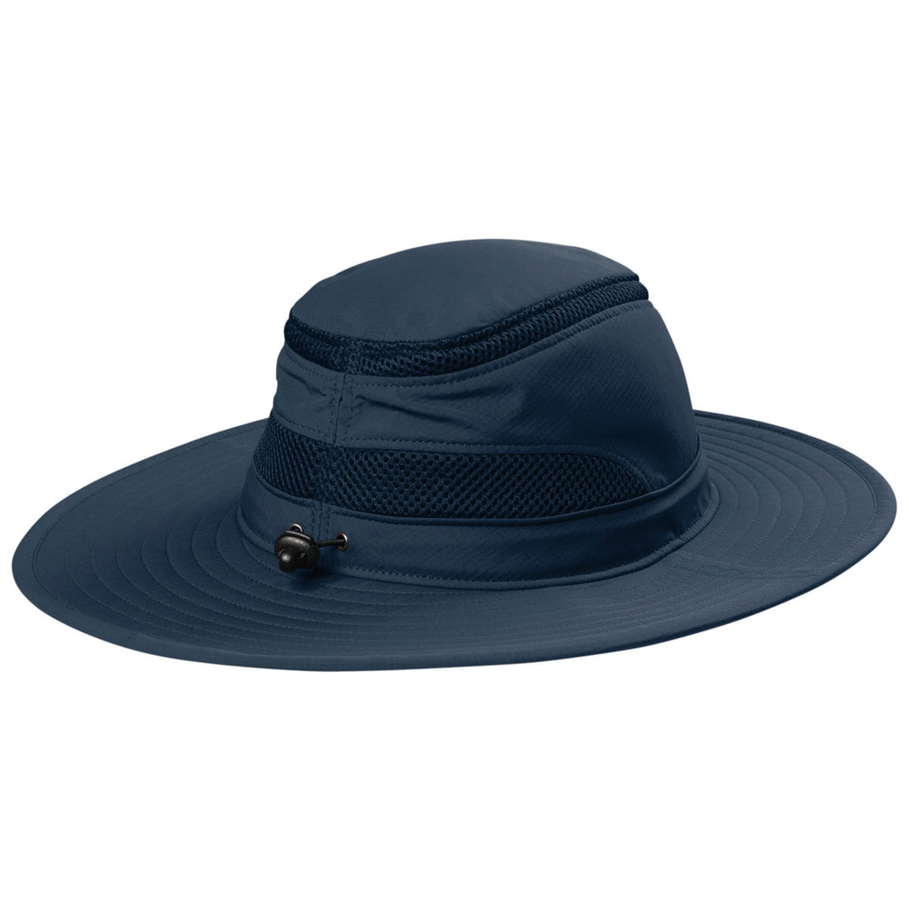Port Authority Dress Blue Navy Outdoor Ventilated Wide Brim Hat