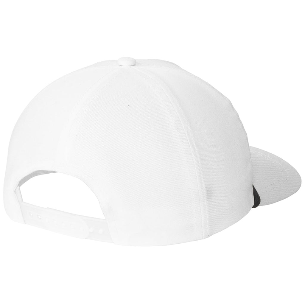 Port Authority White/ Black Snapback Five-Panel Rope Cap