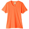 Core 365 Women's Campus Orange Fusion ChromaSoft Performance T-Shirt